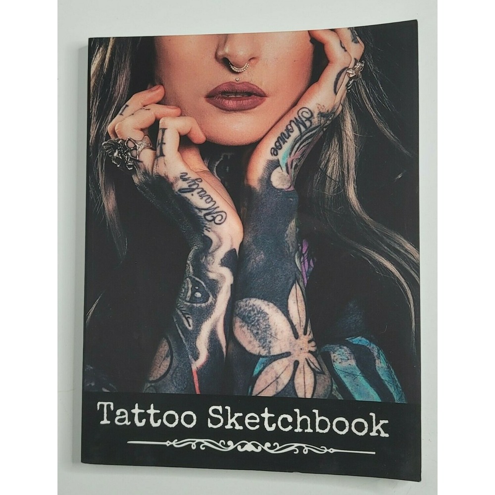 TATTOO SKETCHBOOK Design Art Drawing Notebook Inked Journals Plan